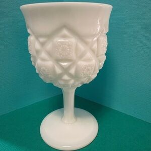 Westmoreland White Milk Glass Goblet